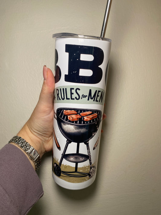 BBQ rules - 20oz tumbler