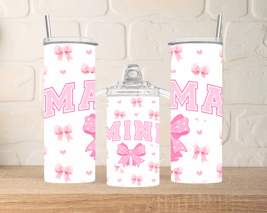 Mini me tumbler gift set - MAMA & MINI