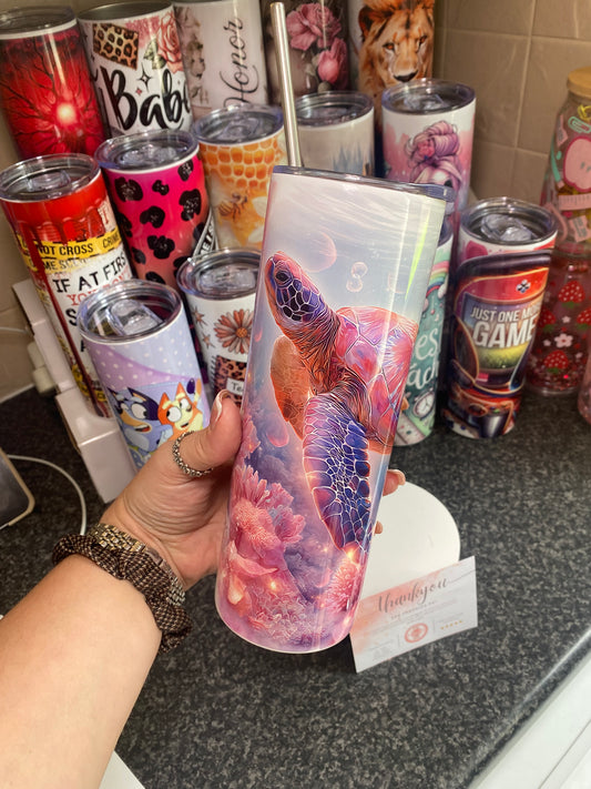 Underwater turtle -  20oz tumbler