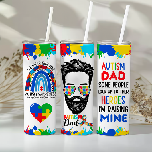 Autism dad - 20oz tumbler