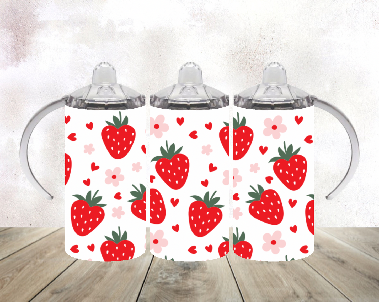 Strawberries- 12oz tumbler