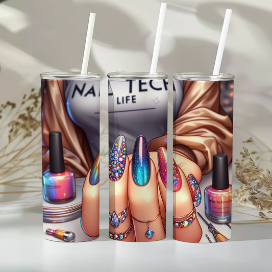 Nail tech life - 20oz tumbler