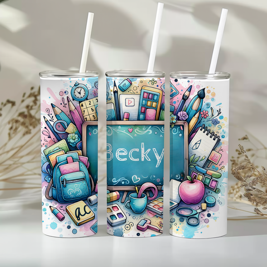 Nursery teacher - personalised - 20oz tumbler