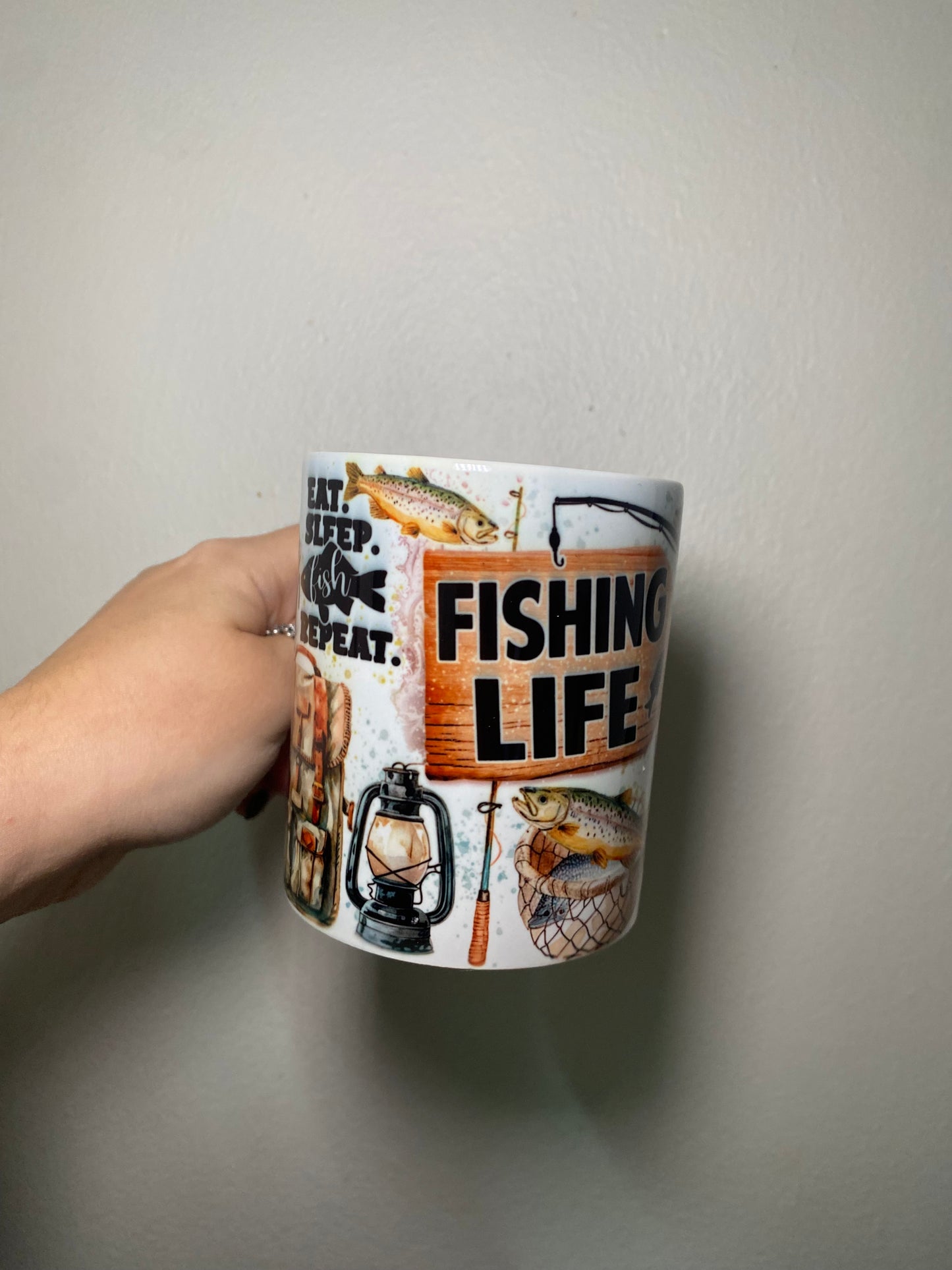 Fishing life - 11oz Ceramic mug