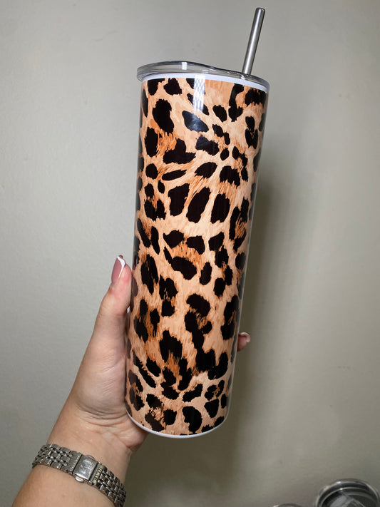 Leopard print - 20oz tumbler
