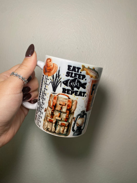 Fishing life - 11oz Ceramic mug