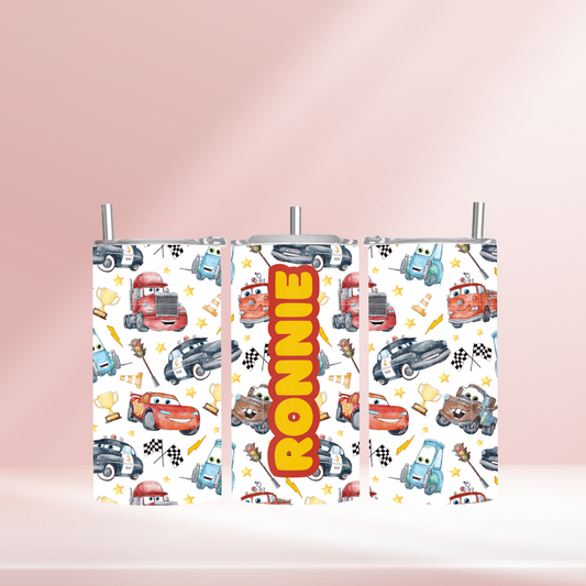 Cars - 12oz standard/sippy tumbler