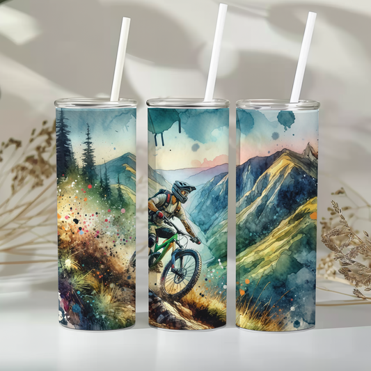 Mountain biking - 20oz tumbler