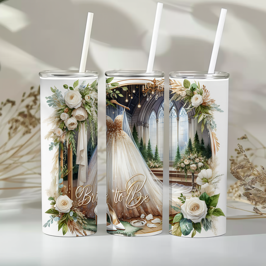 Bride to be dress - 20oz tumbler
