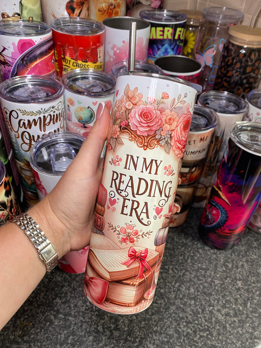 In my reading era - 20oz tumbler