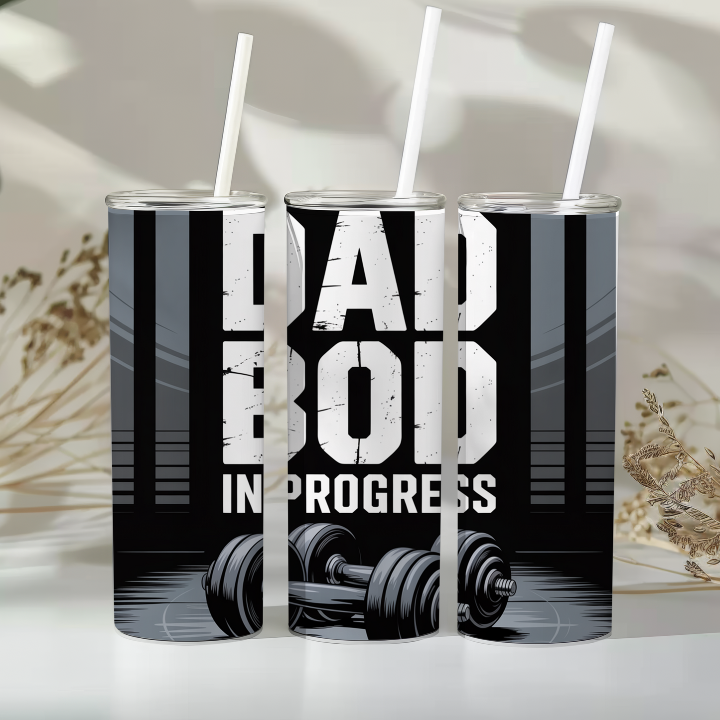 Dad bod in progress - 20oz tumbler