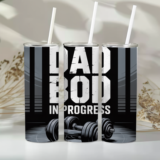 Dad bod in progress - 20oz tumbler
