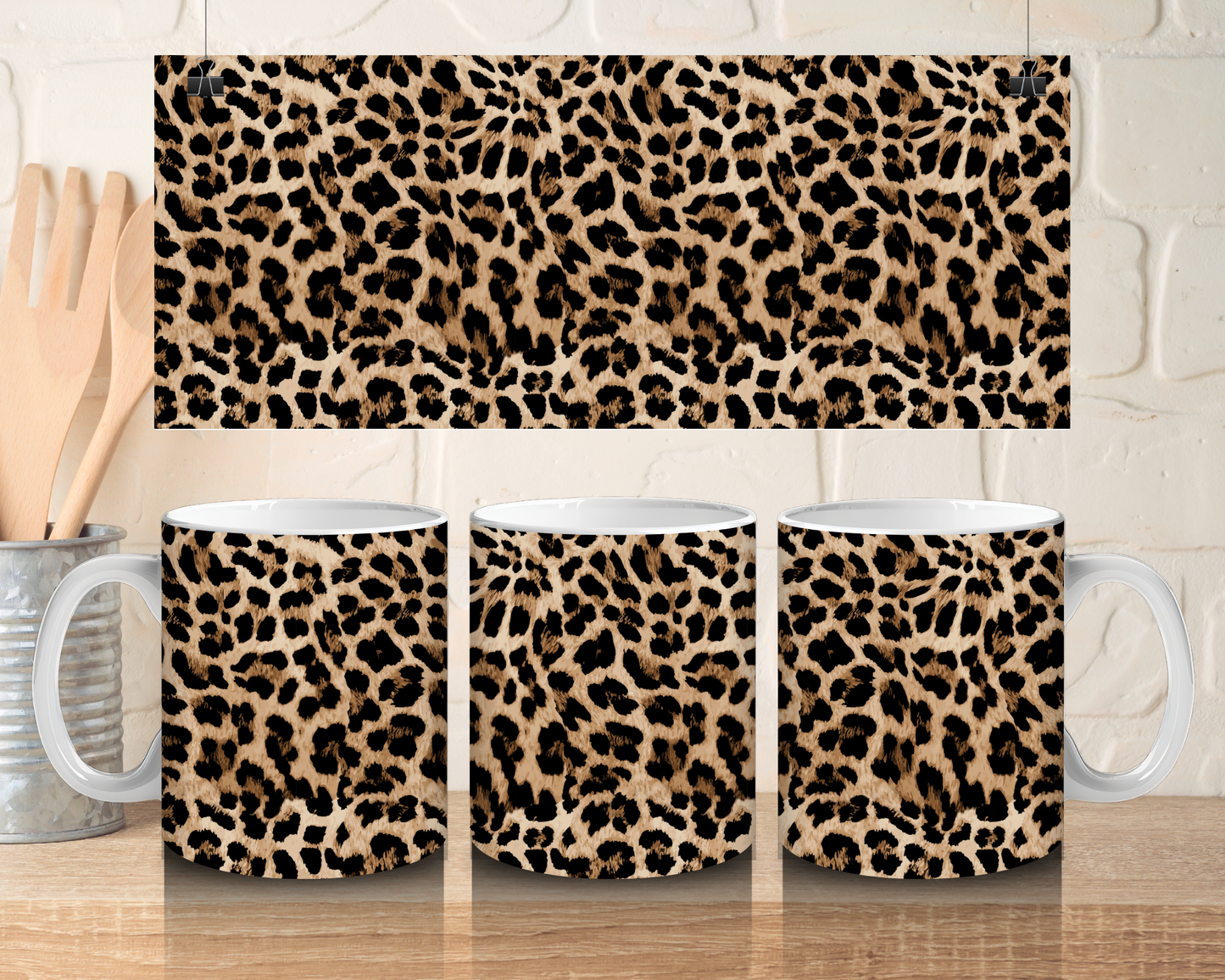 Leopard print - 11oz Ceramic mug