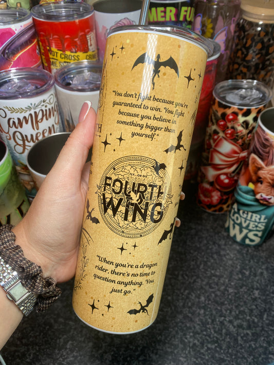 Fourth wing inspired - 20oz tumbler