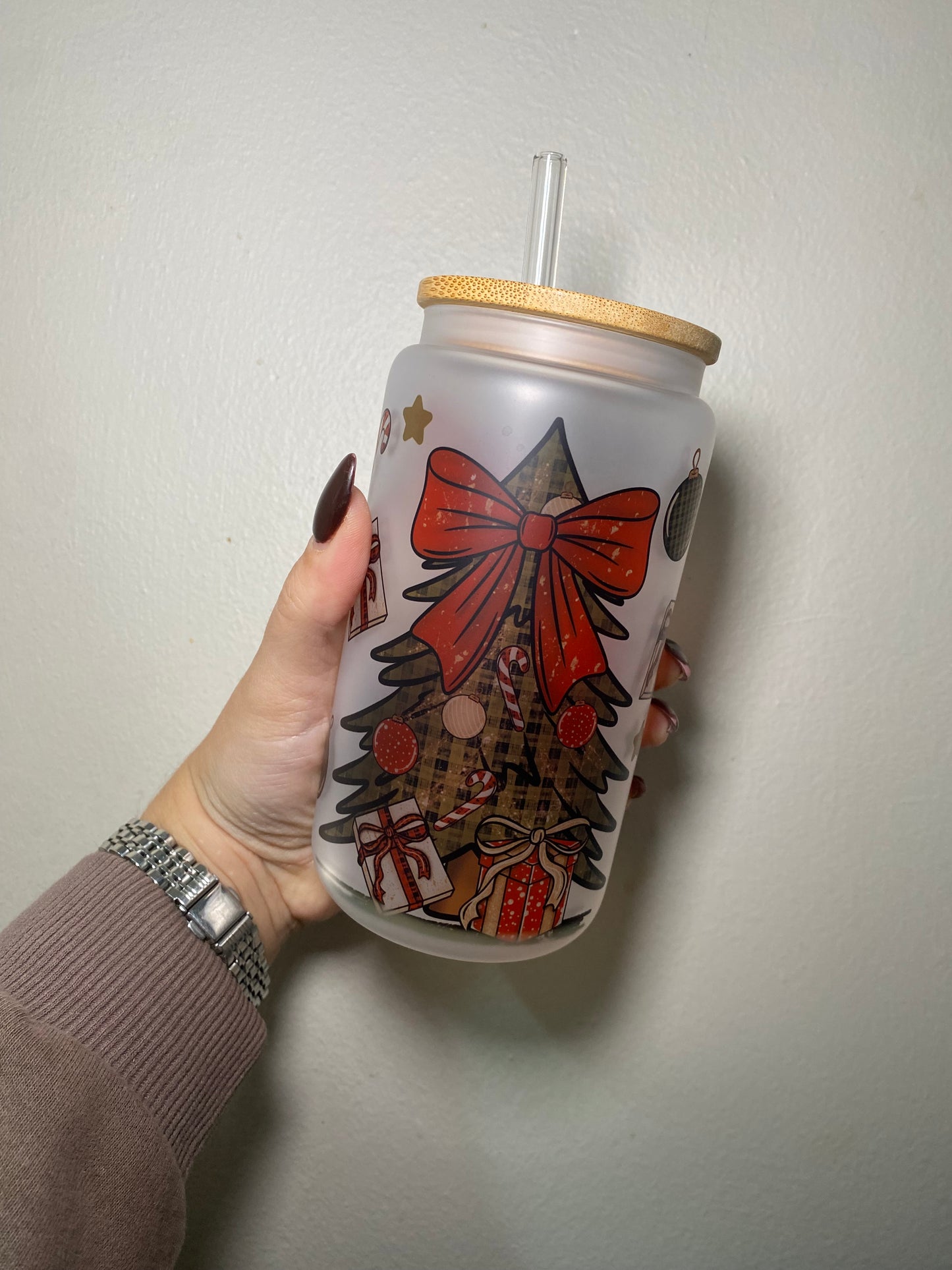 Christmas tree - 16oz libbey can