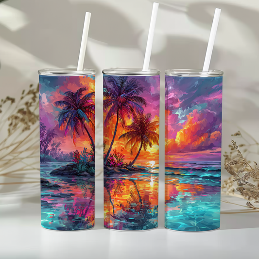 Tropical sunset - 20oz tumbler