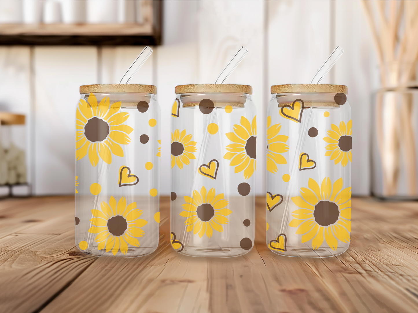 Sunflower 16oz Libbey can