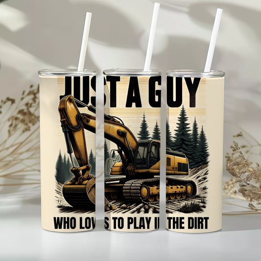 Just a guy who loves to play in the dirt - 20oz tumbler
