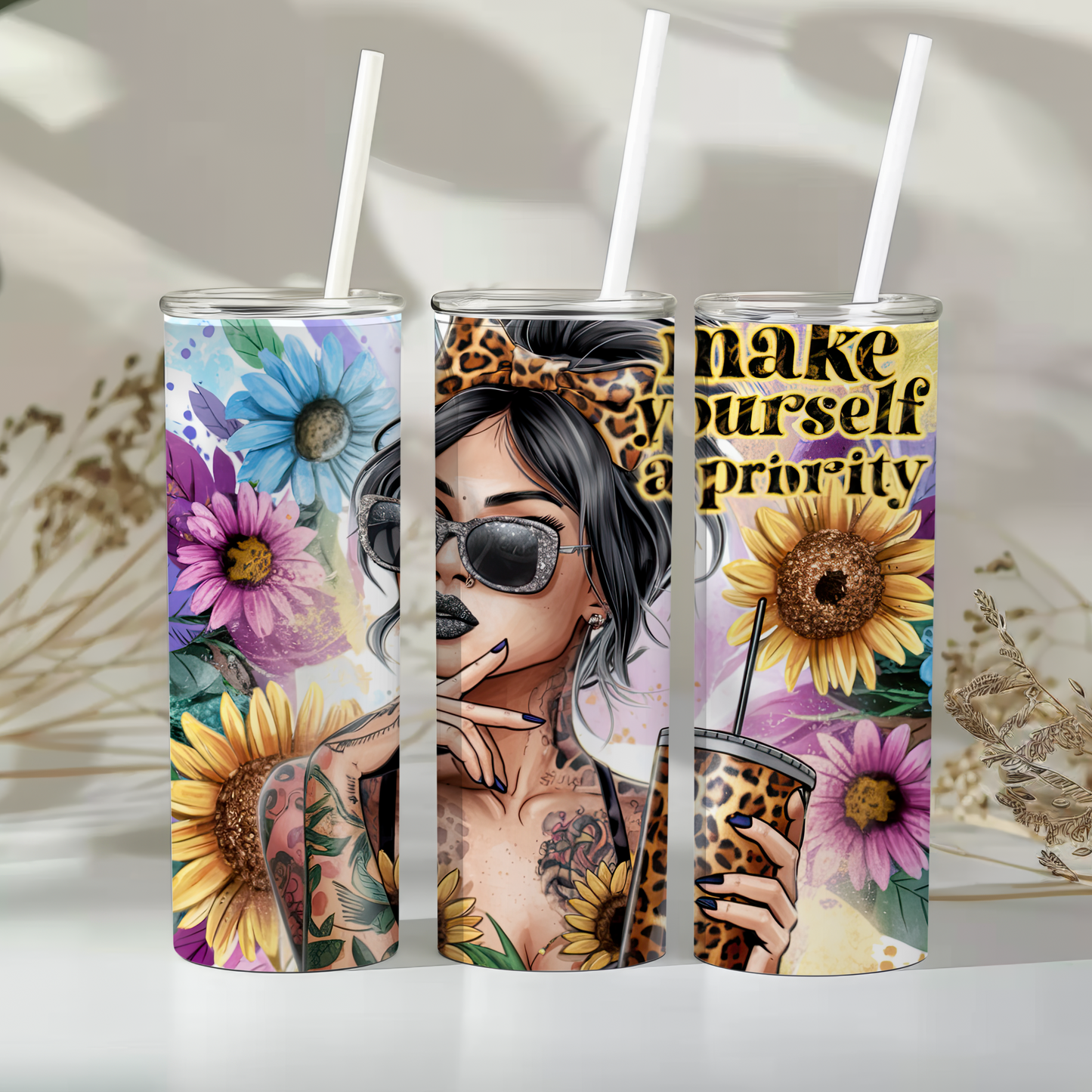 Make yourself a priority - 20oz tumbler