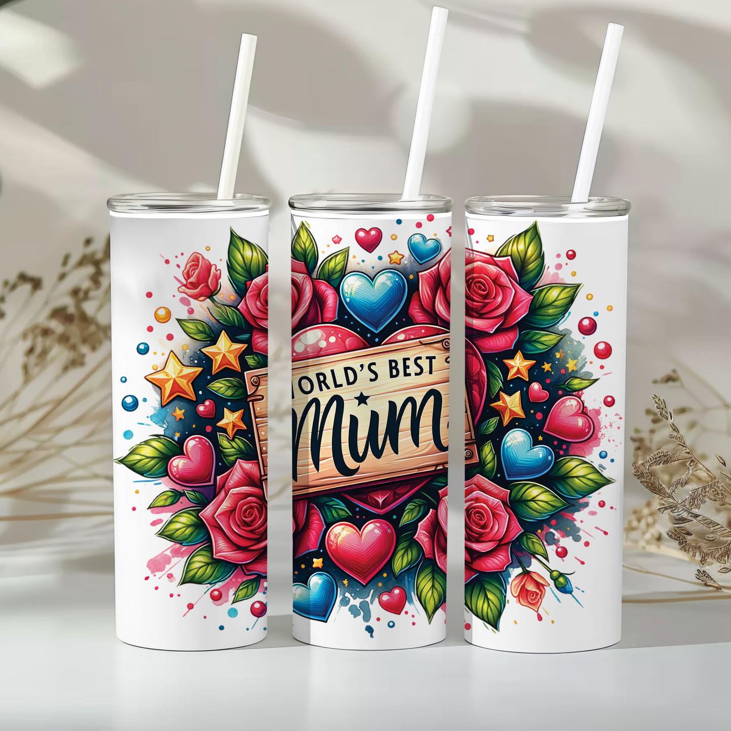 Worlds best mum - 20oz tumbler