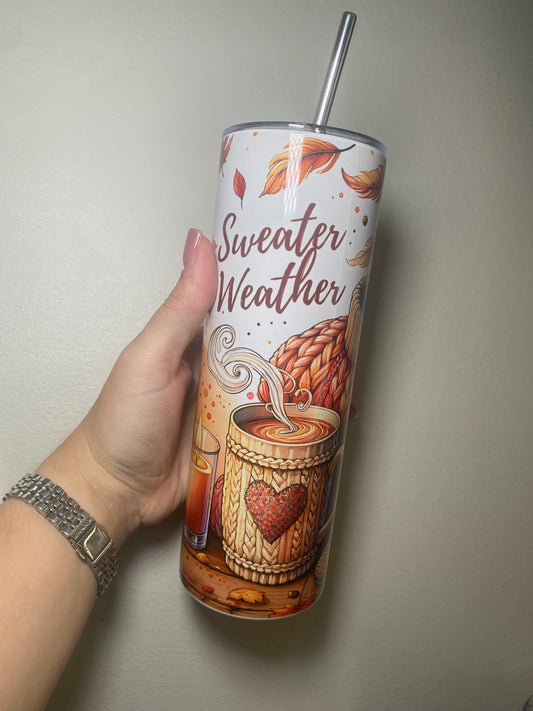 Sweater weather - 20oz tumbler