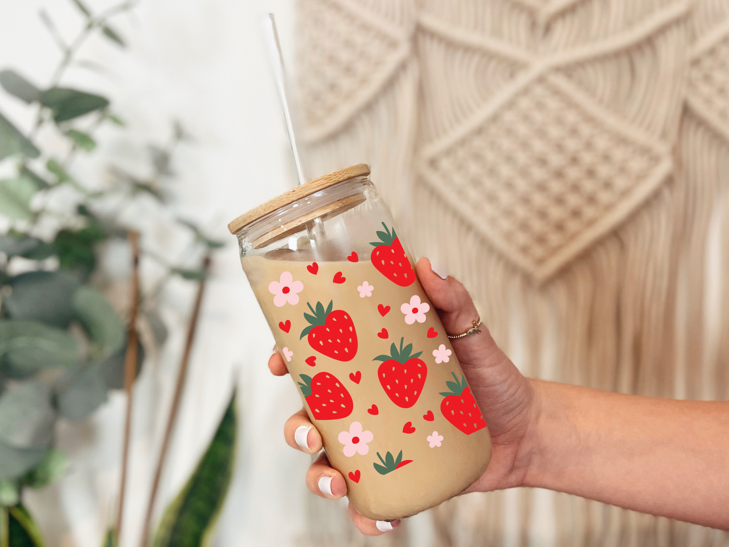 Strawberries 16oz Libbey can