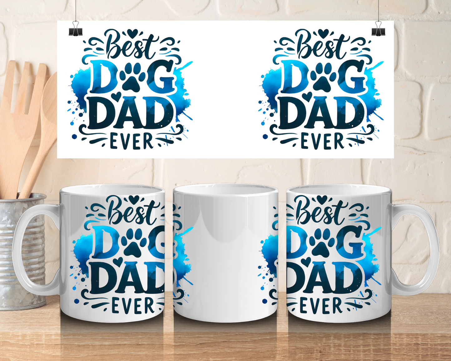 Best dog dad - 11oz Ceramic mug