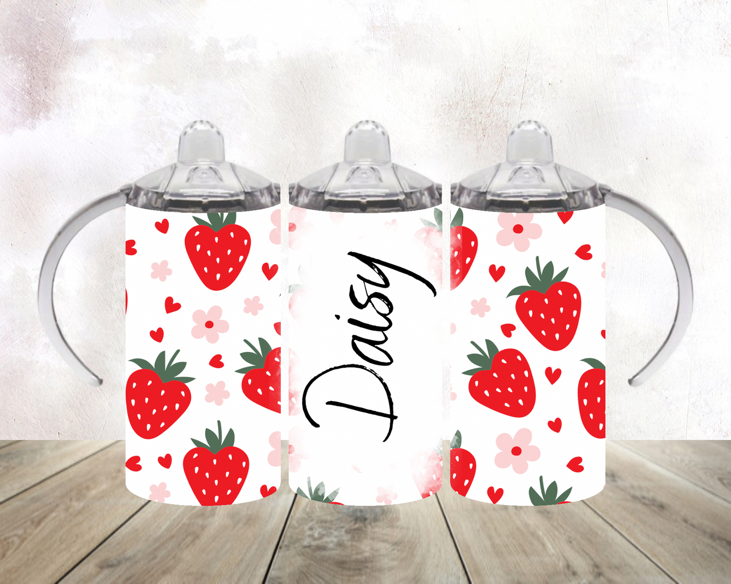 Strawberries- 12oz tumbler