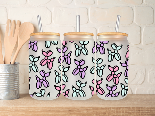 Balloon Dog 16oz Libbey can