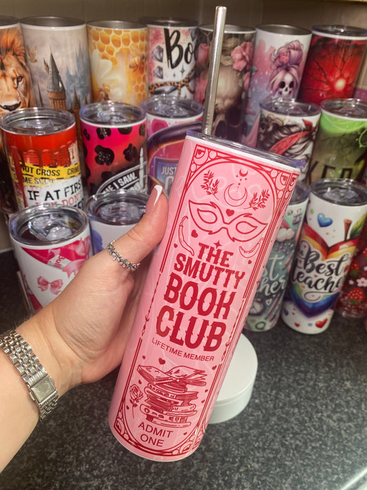 Pink smutty book club - 20oz tumbler