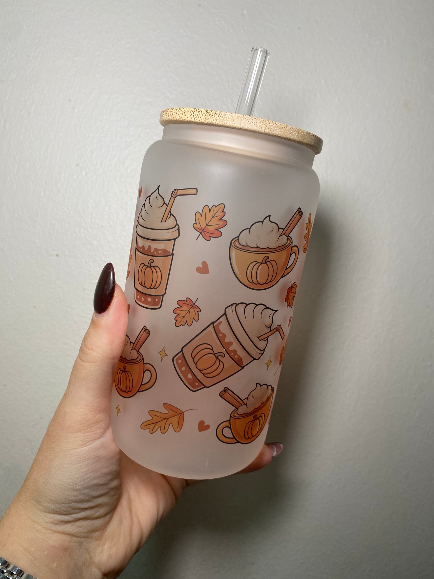 Pumpkin spice - 16oz libbey can