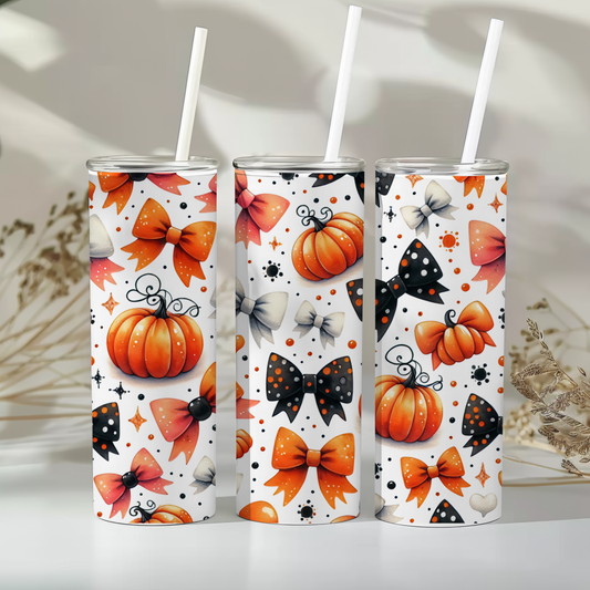 Pumpkins & Bows - 20oz tumbler