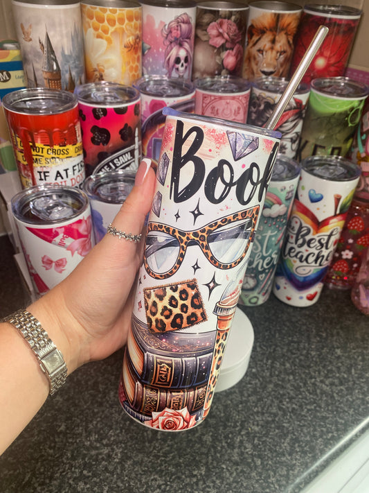 Book babe- 20oz tumbler