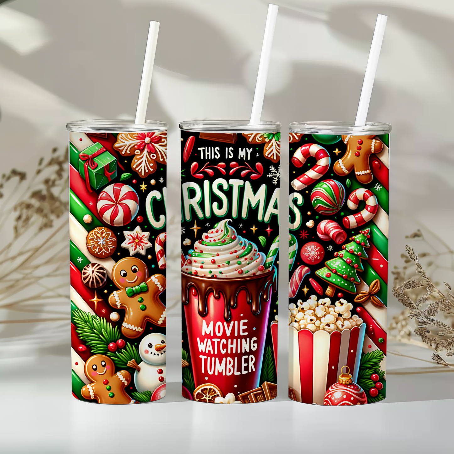 This is my Christmas movie watching tumbler 2 - 20oz tumbler