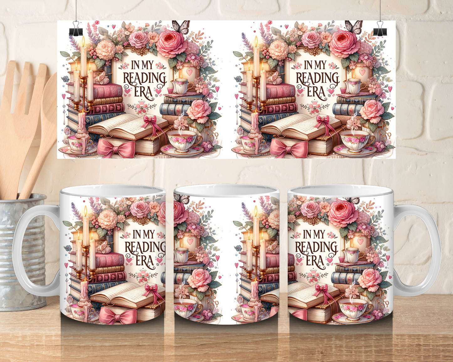 In my reading era -  11oz Ceramic mug