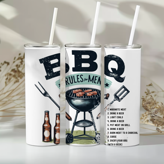 BBQ rules - 20oz tumbler