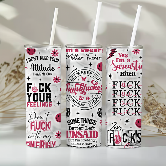 Sarcastic quotes - 20oz Tumbler