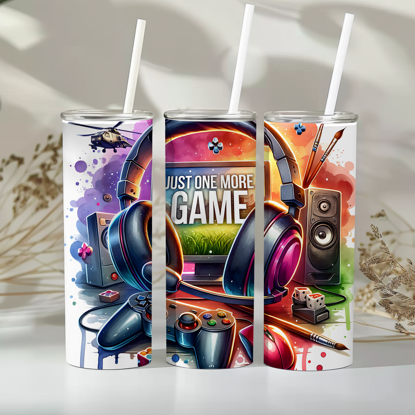 Just one more game - 20oz tumbler