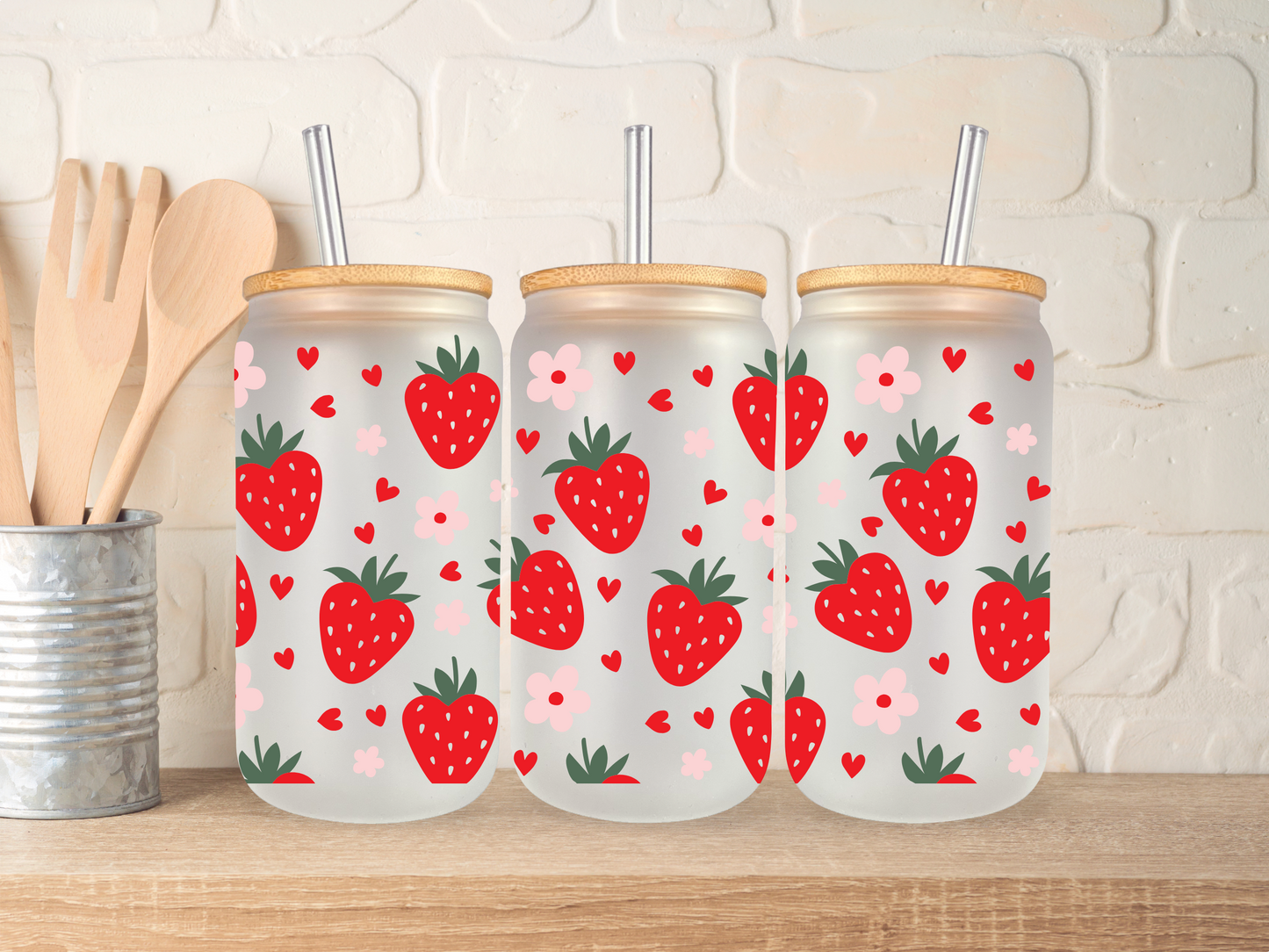 Strawberries - 16oz libbey can