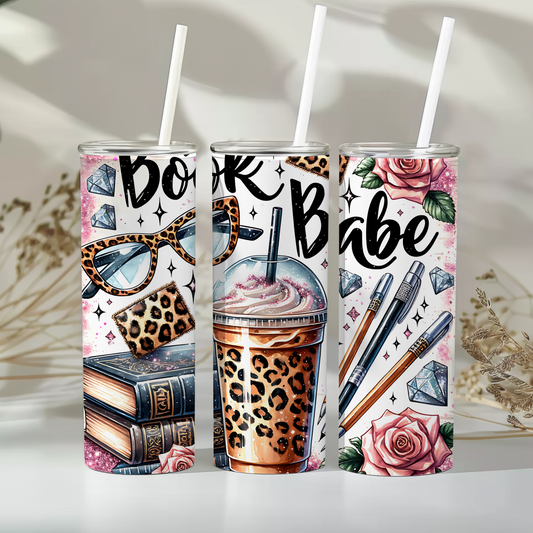 Book babe- 20oz tumbler