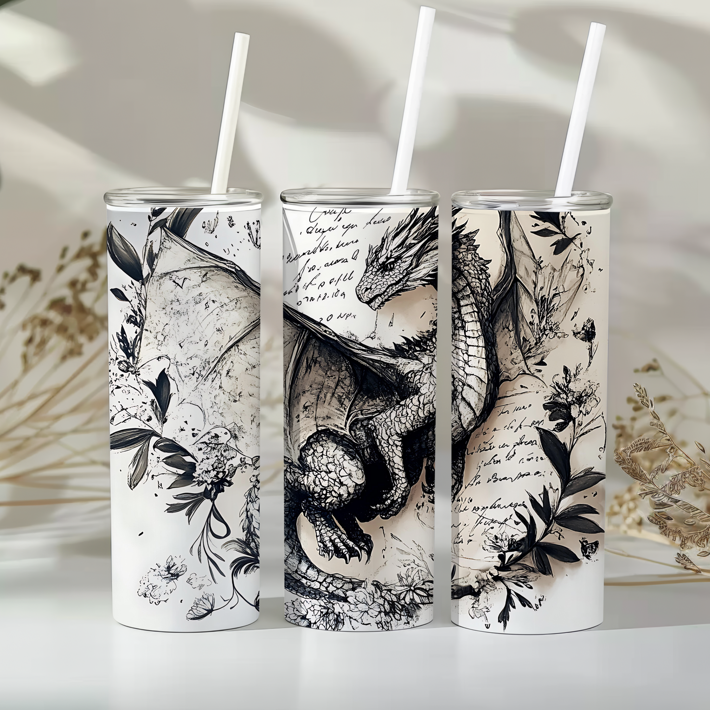 Fantasy dragon - 20oz tumbler