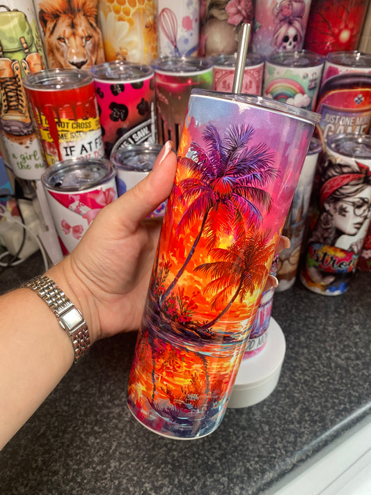 Tropical sunset - 20oz tumbler