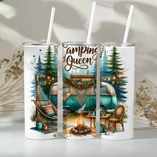 Camping queen - 20oz tumbler