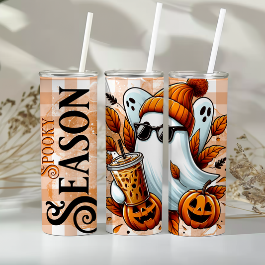 Spooky season - ghost - 20oz tumbler