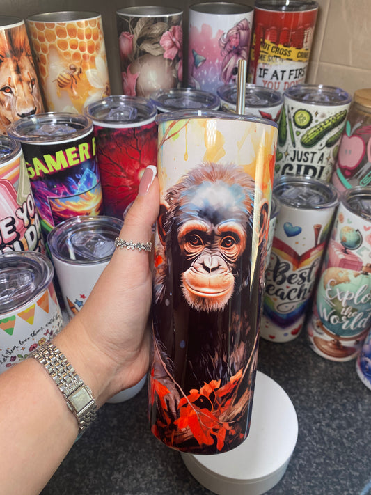 Baby chimpanzee - 20oz tumbler