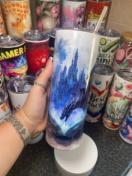 Fantasy book dragon - 20oz tumbler