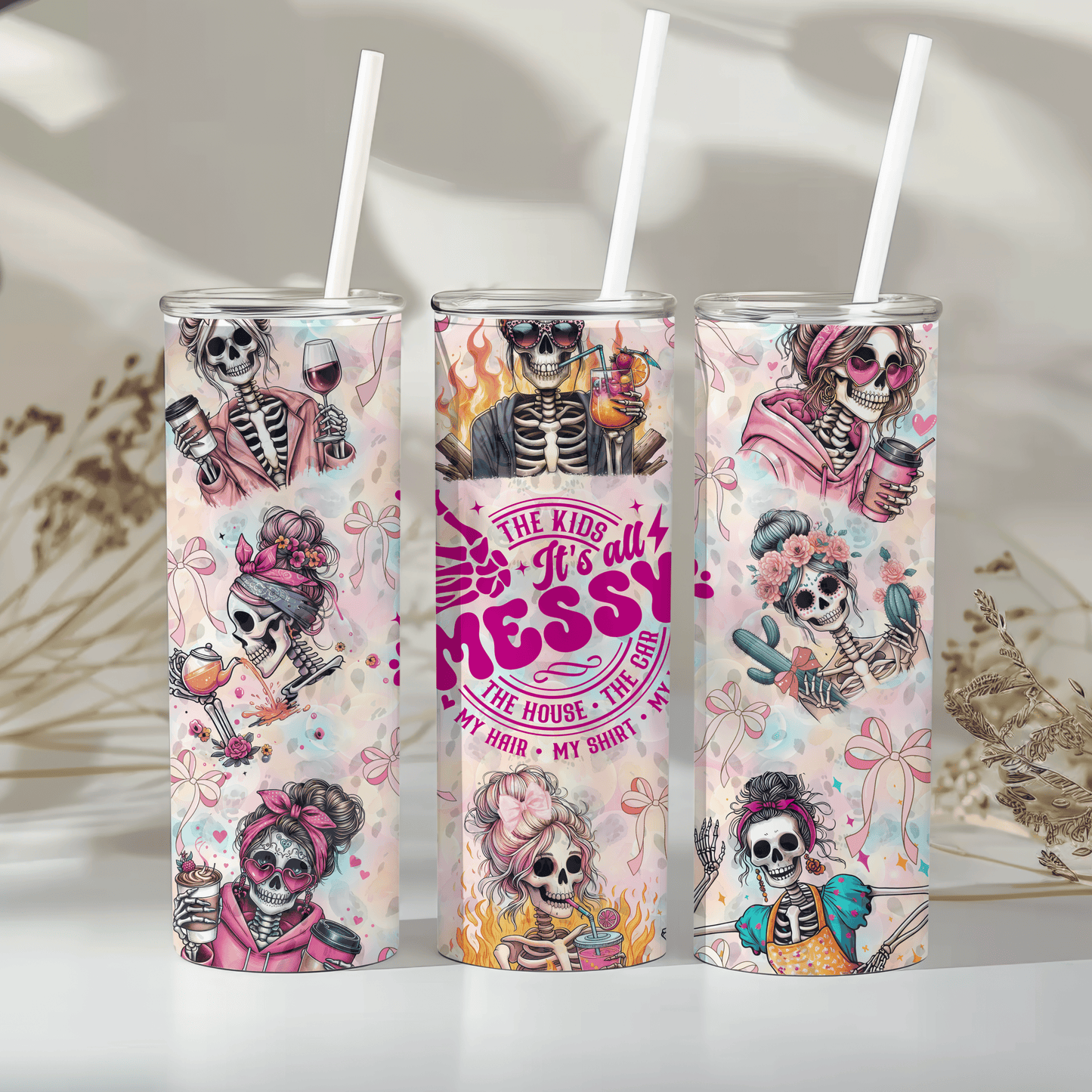 Messy mom - 20oz tumbler