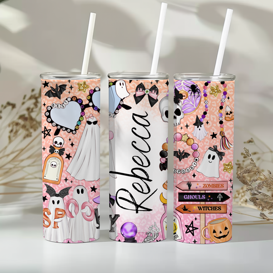 Spooky season personalised - 20oz tumbler