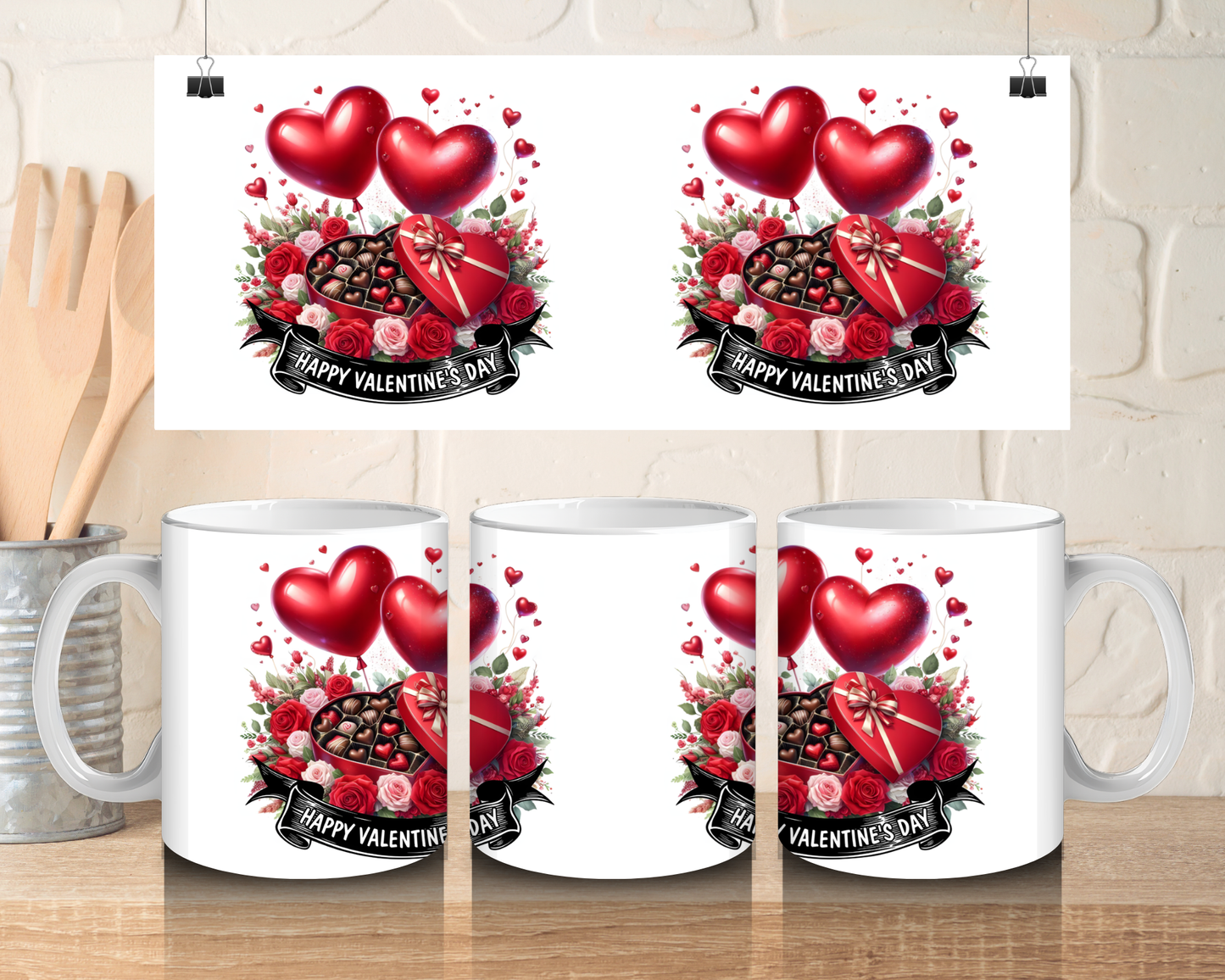 🩷 Happy valentines Day 🩷 - 11oz Ceramic mug