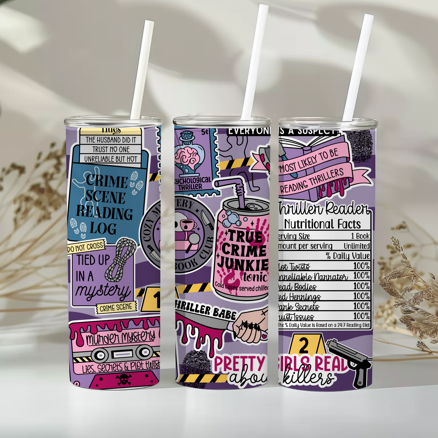 True crime junkie - 20oz tumbler